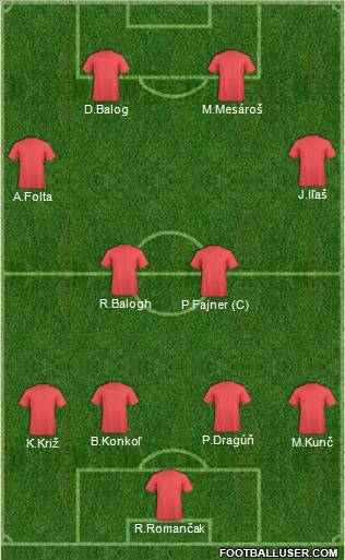 Euro 2012 Team Formation 2012