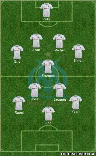 Olympique de Marseille Formation 2012