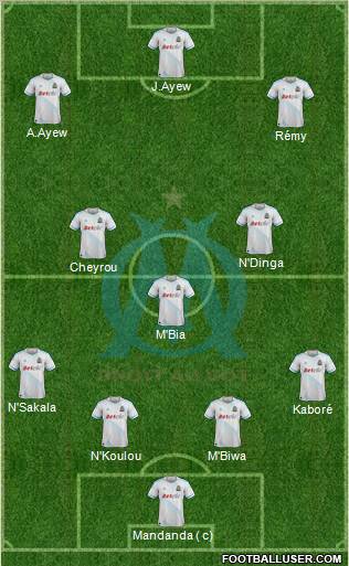 Olympique de Marseille Formation 2012
