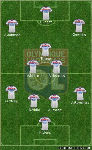 Olympique Lyonnais Formation 2012