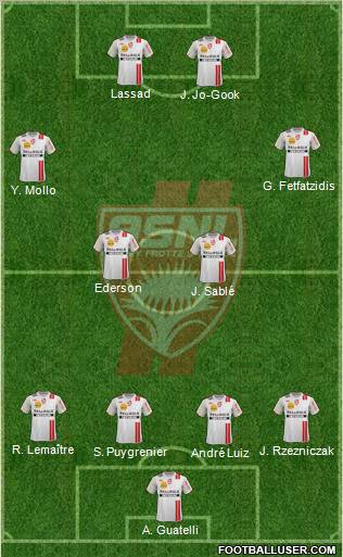 A.S. Nancy Lorraine Formation 2012