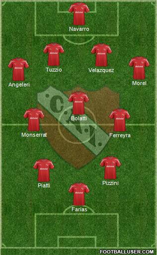 Independiente Formation 2012