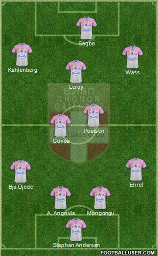Evian Thonon Gaillard Football Club Formation 2012
