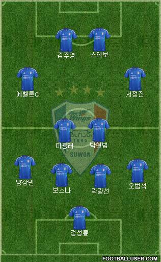 Suwon Samsung Blue Wings Formation 2012