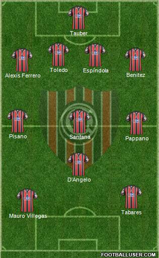 Chacarita Juniors Formation 2012