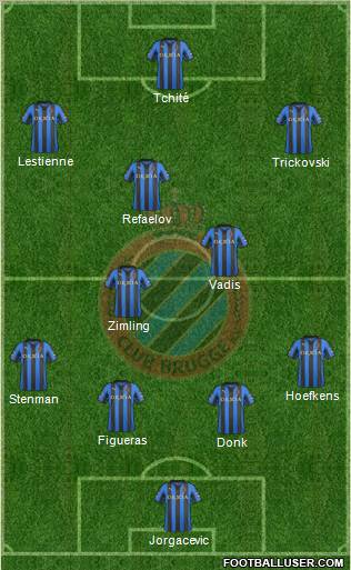 Club Brugge KV Formation 2012