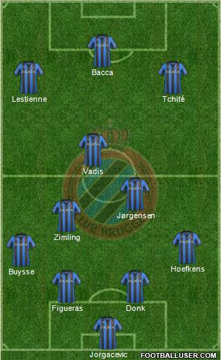Club Brugge KV Formation 2012