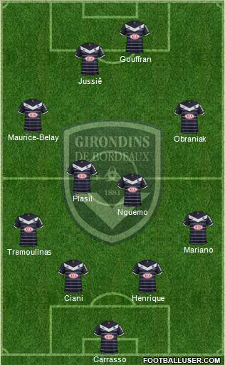 FC Girondins de Bordeaux Formation 2012