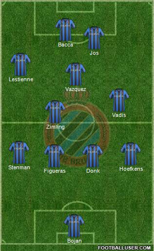 Club Brugge KV Formation 2012