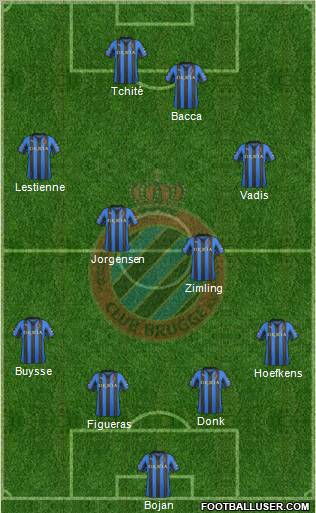 Club Brugge KV Formation 2012