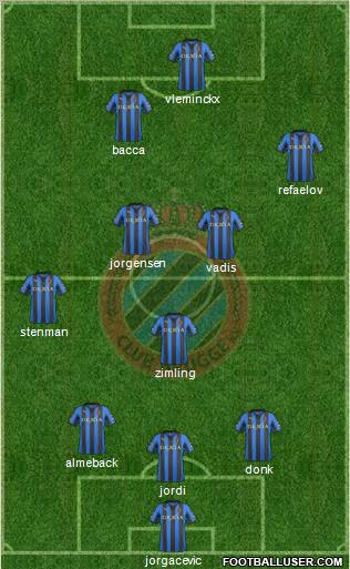 Club Brugge KV Formation 2012