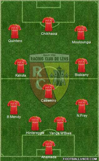 Racing Club de Lens Formation 2012