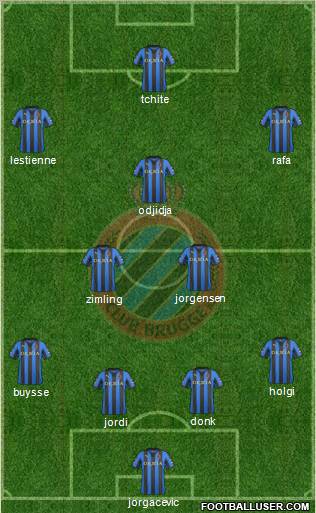 Club Brugge KV Formation 2012