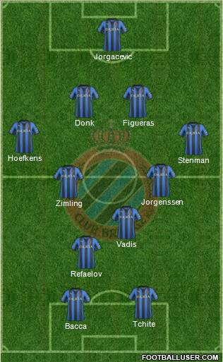Club Brugge KV Formation 2012