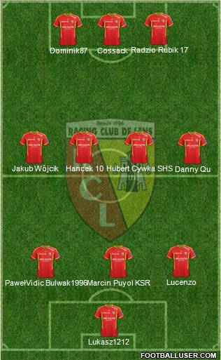 Racing Club de Lens Formation 2012