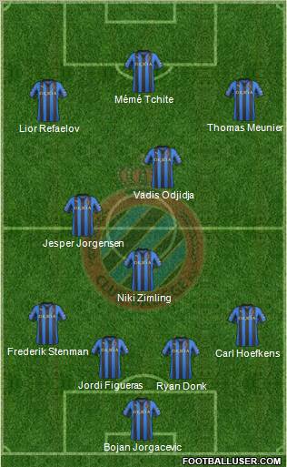 Club Brugge KV Formation 2012