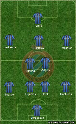 Club Brugge KV Formation 2012