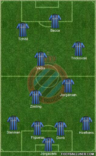 Club Brugge KV Formation 2012