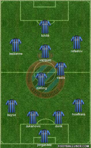 Club Brugge KV Formation 2012