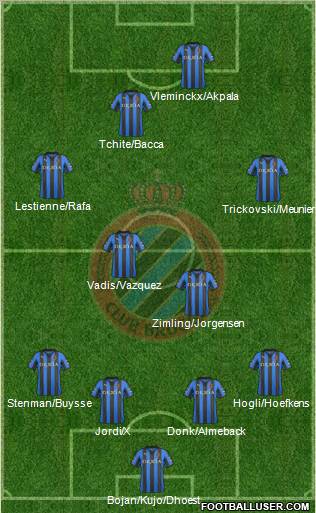 Club Brugge KV Formation 2012