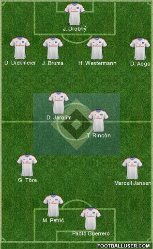 Hamburger SV Formation 2012
