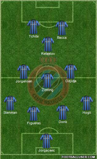 Club Brugge KV Formation 2012