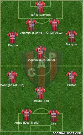 Patronato de Paraná Formation 2012