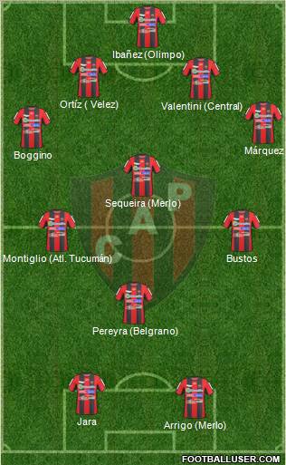 Patronato de Paraná Formation 2012