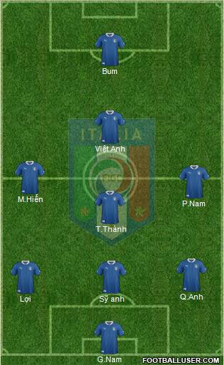 Italy Formation 2012