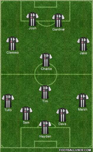 Newcastle United Formation 2012