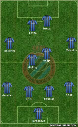 Club Brugge KV Formation 2012