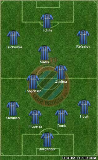 Club Brugge KV Formation 2012
