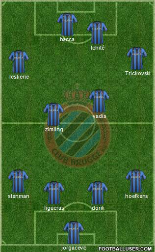 Club Brugge KV Formation 2012