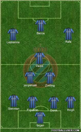 Club Brugge KV Formation 2012