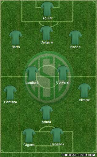 Sportivo Desamparados Formation 2012