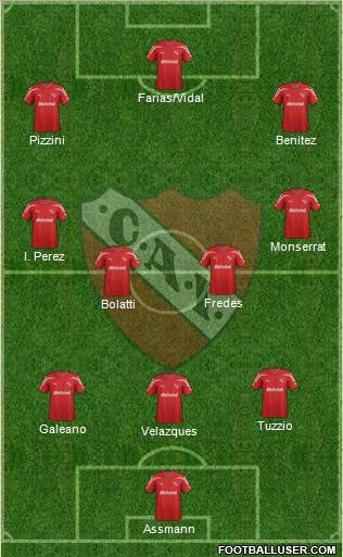 Independiente Formation 2012