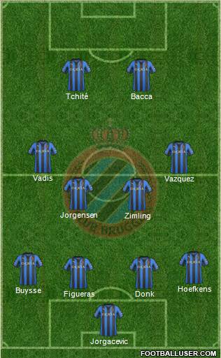 Club Brugge KV Formation 2012