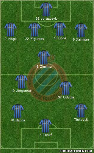 Club Brugge KV Formation 2012
