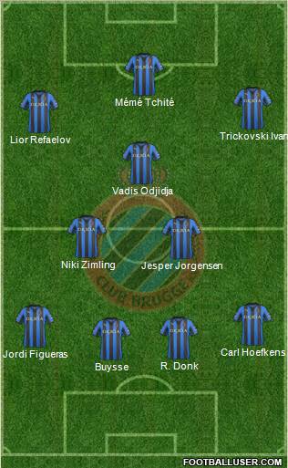 Club Brugge KV Formation 2012
