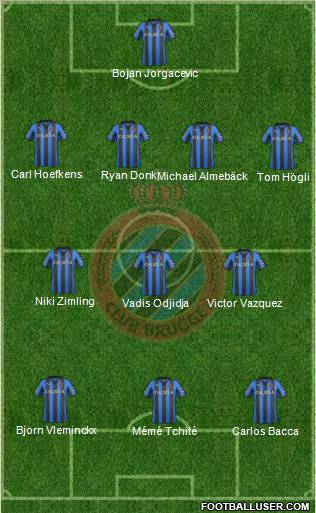 Club Brugge KV Formation 2012