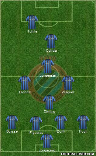 Club Brugge KV Formation 2012
