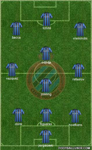 Club Brugge KV Formation 2012