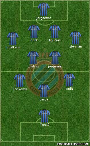 Club Brugge KV Formation 2012