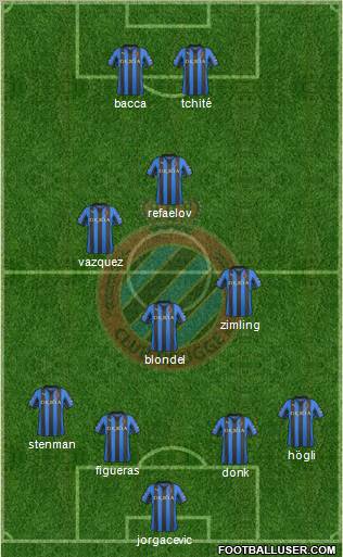 Club Brugge KV Formation 2012