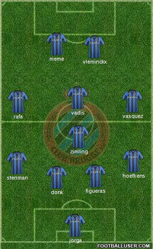 Club Brugge KV Formation 2012