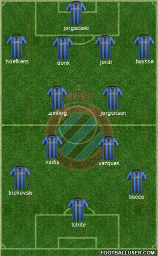 Club Brugge KV Formation 2012