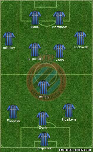 Club Brugge KV Formation 2012