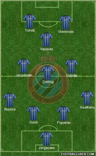 Club Brugge KV Formation 2012
