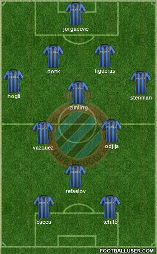 Club Brugge KV Formation 2012