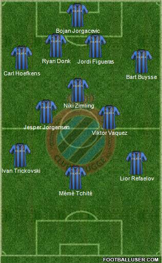 Club Brugge KV Formation 2012